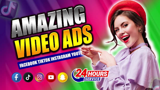 create dropshipping facebook video ads,tiktok video ads,shopify ads,short ads