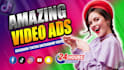 create dropshipping facebook video ads,tiktok video ads,shopify ads,short ads