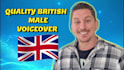 record a quality british male voice over for you