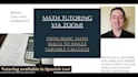 provide you with tutoring in math, geometry and calculus