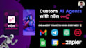 build any custom workflow or agent using n8n