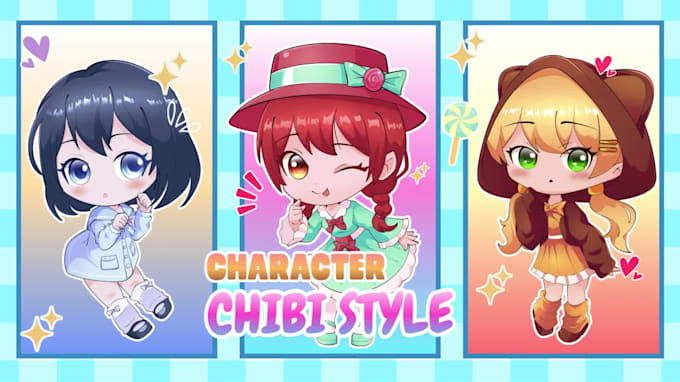 draw a custom cute anime chibi character