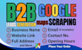 do b2b lead generation service, google maps data scraping, b2b data extraction