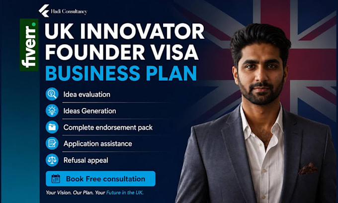 prepare UK innovator founder visa business plan and application assistance