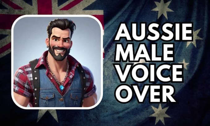 be your aussie male voice over authentic australian