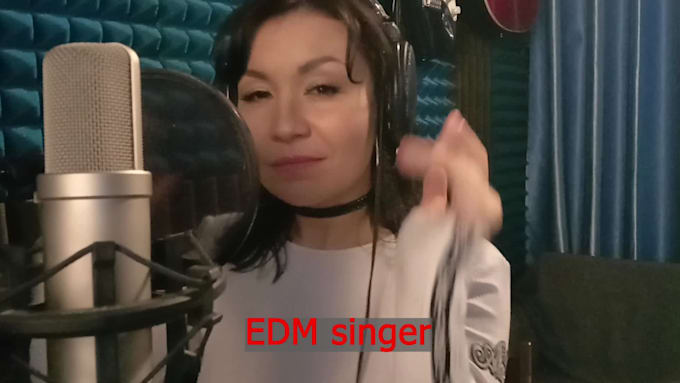 sing your edm song, bright female vocals