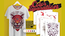 color separation, halftones or vector screen printing for your clothing design