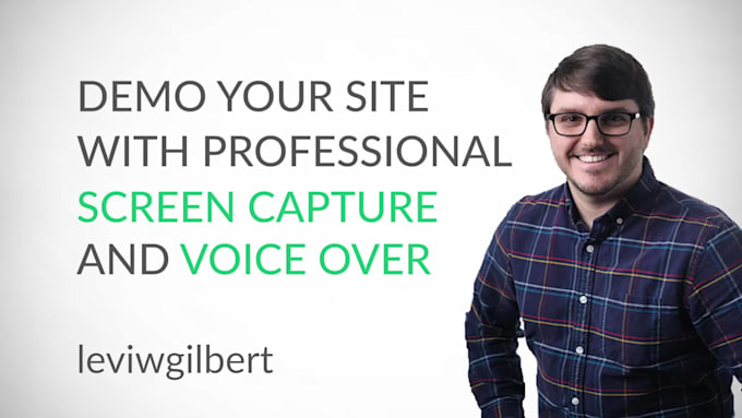 demo your site with pro screen capture and voice over