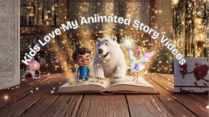 create engaging kids story animation videos for youtube