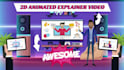 make 2d animated explainer video or 2d animation marketing video