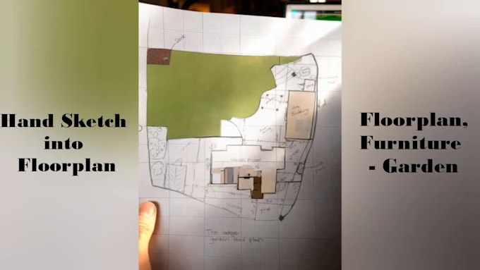 convert your sketch into floorplan using floorplanner