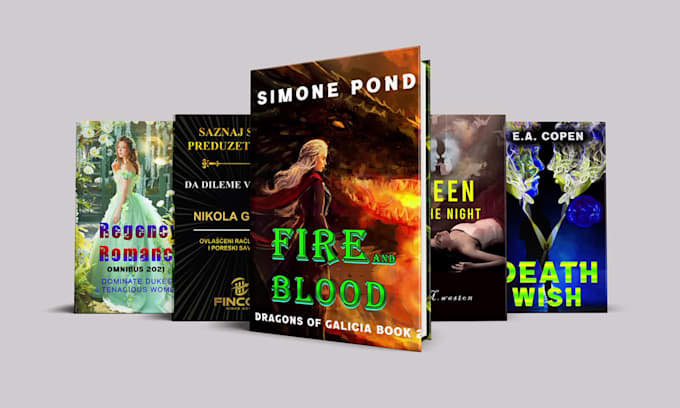 make ebook and paperback cover, amazon kindle cover