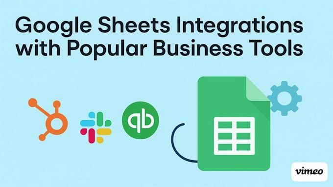 build google sheets integrations for hubspot quickbooks shopify slack