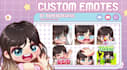 draw twitch emotes, animated emotes, chibi emotes, vtuber emote, and sub badges