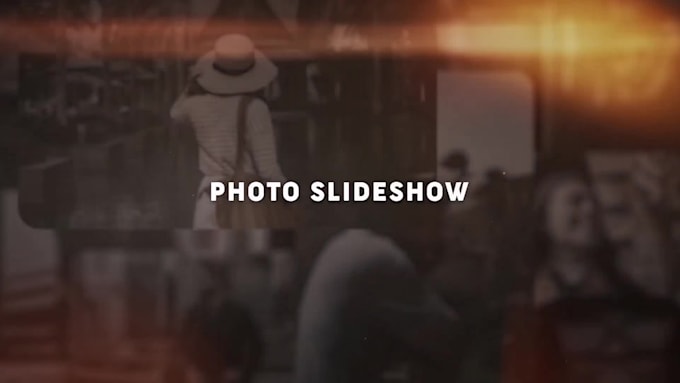 create birthday, wedding, memorial photo slideshow video