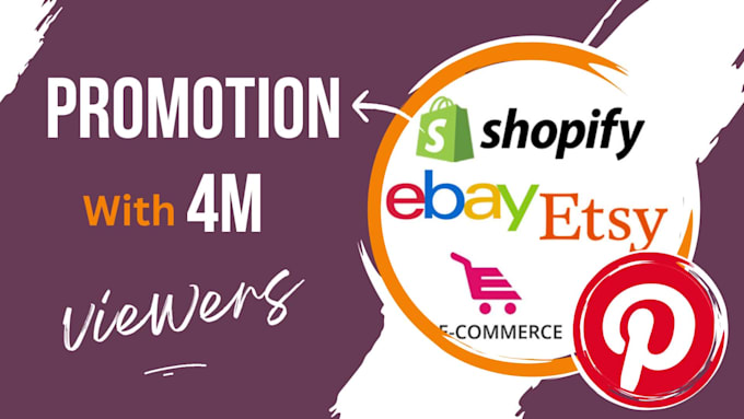 Do etsy and ebay promotion on 4m pinterest viewers by Technossroy | Fiverr