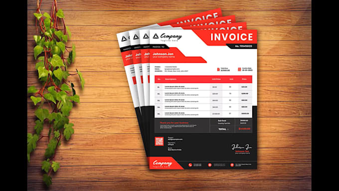 design invoice and quotation template