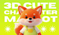 create 3d cute character modeling games, animation, mascot, rendering printing