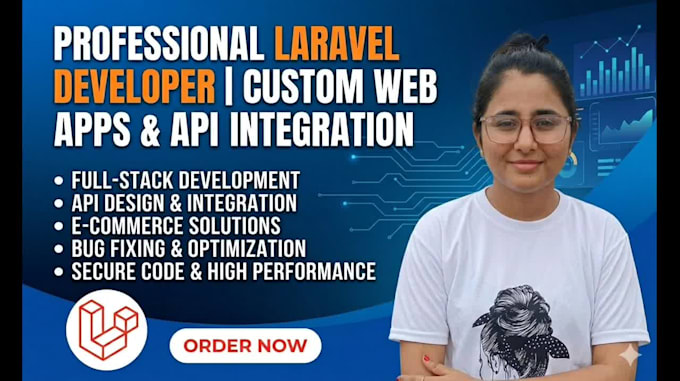 develop laravel rest API with admin  dashboard