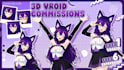 create 3d character models for vtuber, vrchat, vroid and anime