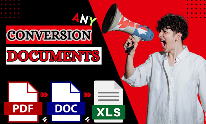 convert pdf to word,pdf to excel,image to excel or word,conversion any documents