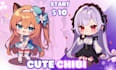 draw cute anime chibi art character design for pfp, sticker, vtuber