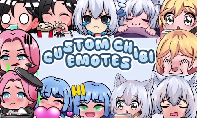 draw emotes for discord, vtuber, stream, sub badges less than 24 hours