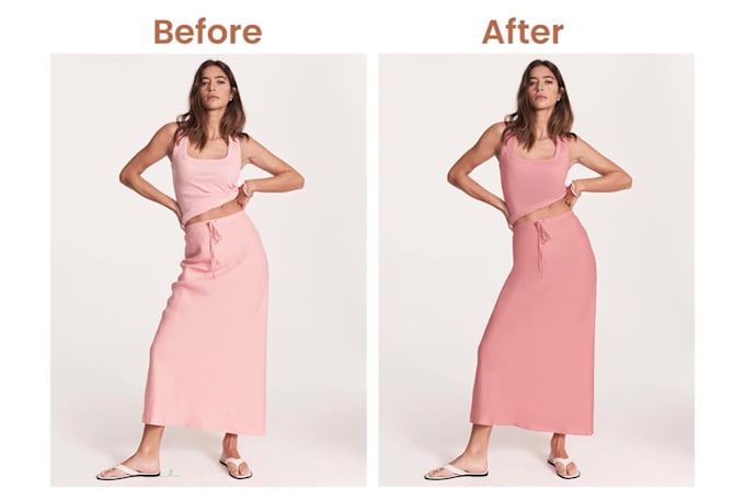 retouch and color correction model images for stunning ecommerces