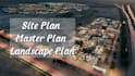 render architectural site plan, master plan, landscape plan
