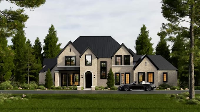 do 3d architectural rendering in revit, sketchup and d5 render