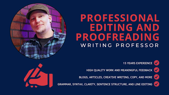 edit and proofread your writing
