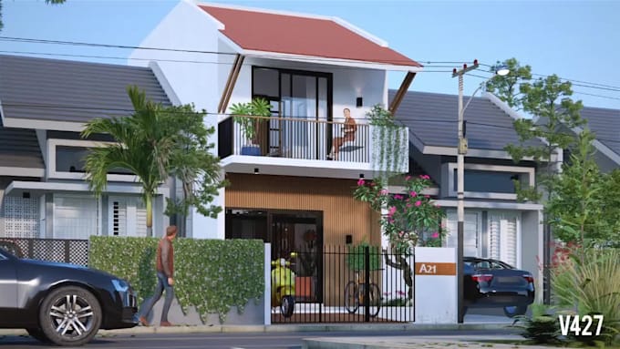 create realistic 3d rendering for your project
