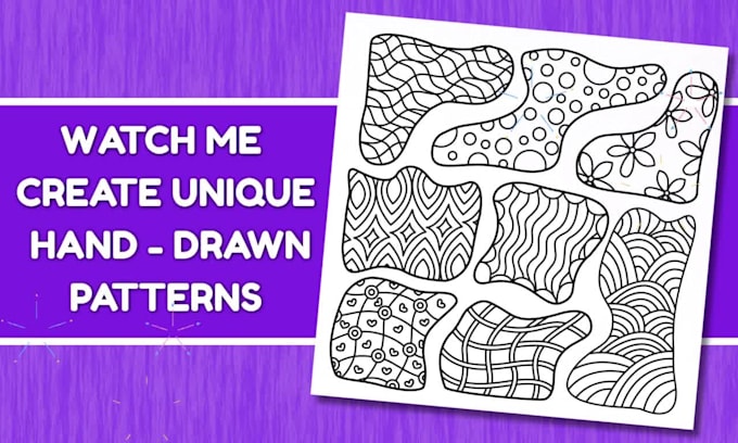 design custom pattern coloring pages