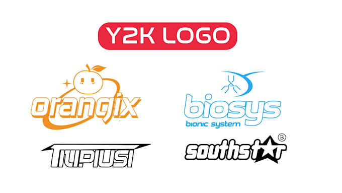 design professional y2k logo