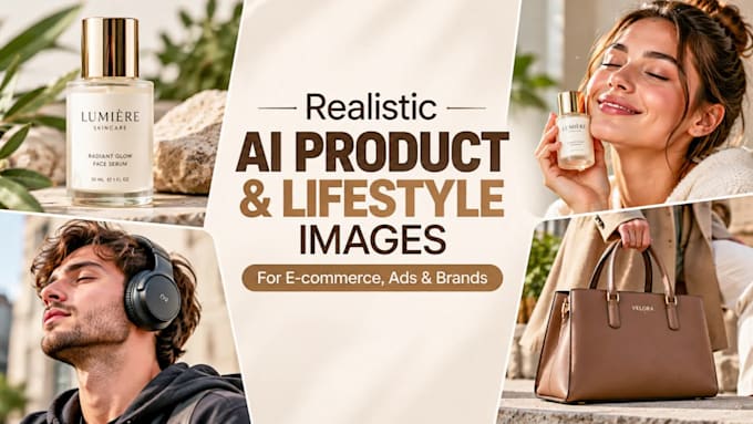 create realistic ai product and lifestyle images for brands