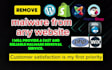 remove malware, shopify, wordpress, wix, prestashop, any website