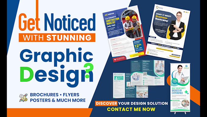design professional flyer, poster, brochure within 12 hours
