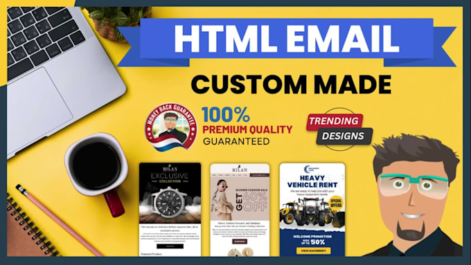 Design and code html email template by Nevlin18 | Fiverr