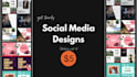 design instagram aesthetic, unique post and templates