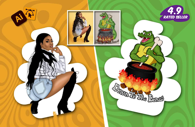 image to cartoon illustration