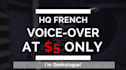 record a french voiceover for you