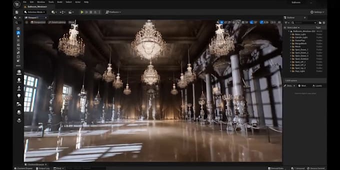 make 3d game environment, environment design, game map for unity, unreal engine
