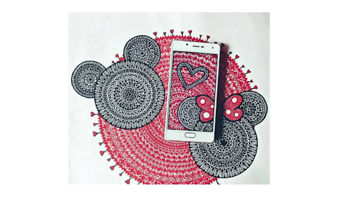 create unique mandala and zentangle designs