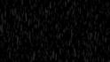 create a cozy, thunder dark, black screen, gentle rain video