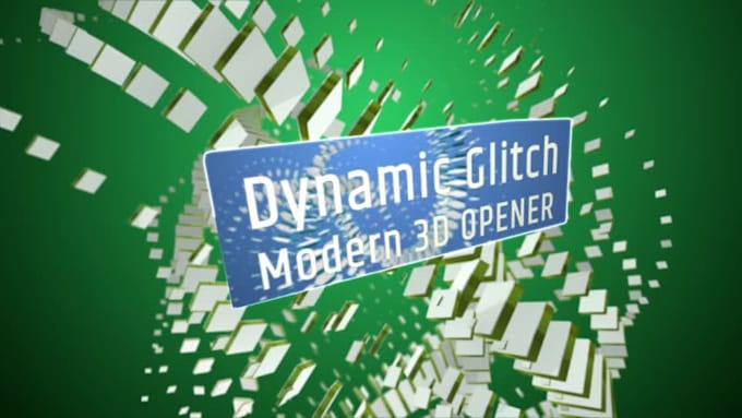 make modern opener,  identity, intro, logo flat reveal