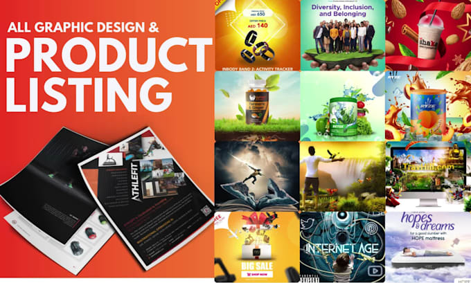 design professional flyers, social media graphics, and ai designs