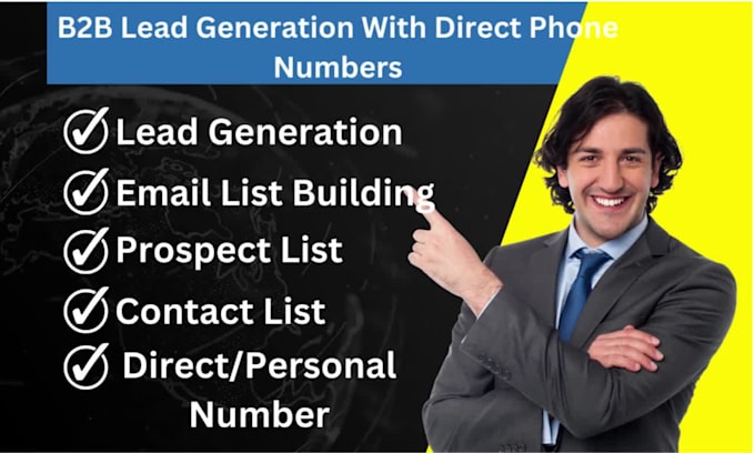 do b2b lead generation with direct phone numbers
