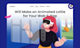 make an animated lottie json for your web or app