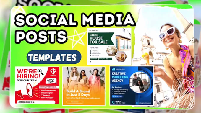 Design anything in canva pro templates and editable social media posts ...