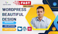 create wordpress website or wordpress beautiful design